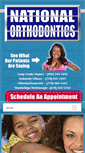 Mobile Screenshot of nationalorthodontics.com